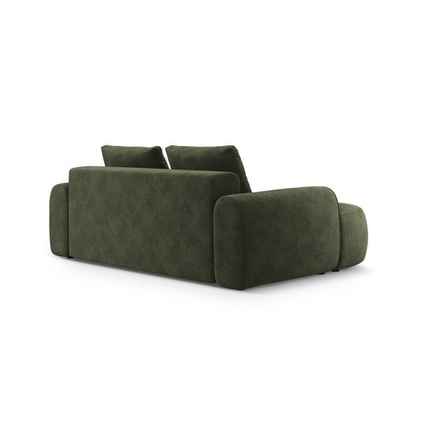 Zielona aksamitna sofa 200 cm Linz – Cosmopolitan Design-image-3