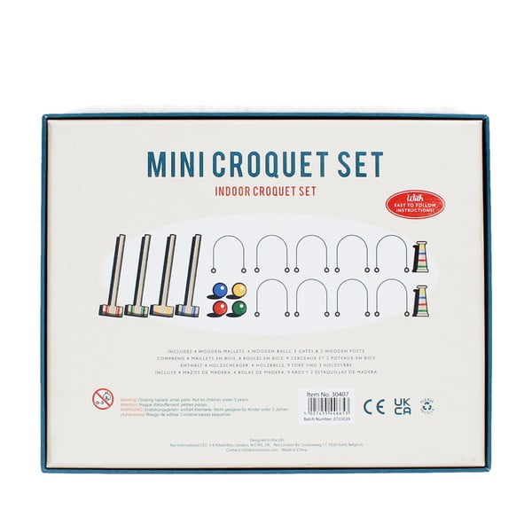 Krykiet stołowy Mini Croquet Set – Rex London-image-3
