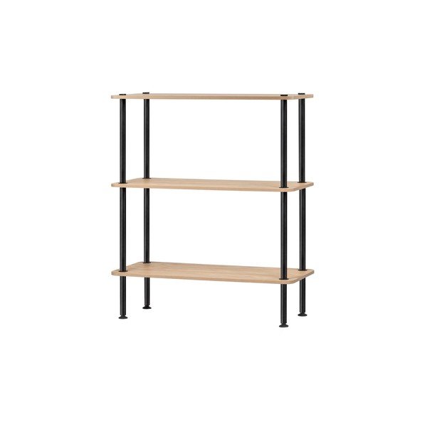 Regał w dekorze dębu w naturalnym kolorze 80x90,5x35 cm Teidi – noo.ma