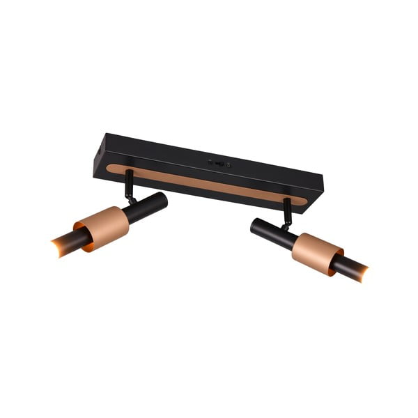Lampa punktowa LED w czarno-brązowym kolorze 20,5x42 cm Ikaris – Trio Select-image-1