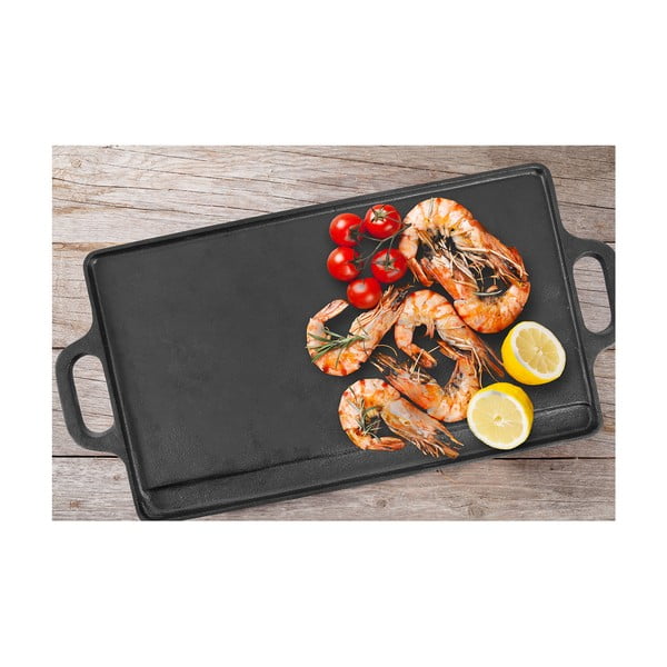 Żeliwna płyta grillowa 23x45,5 cm LITINA – Orion-image-2