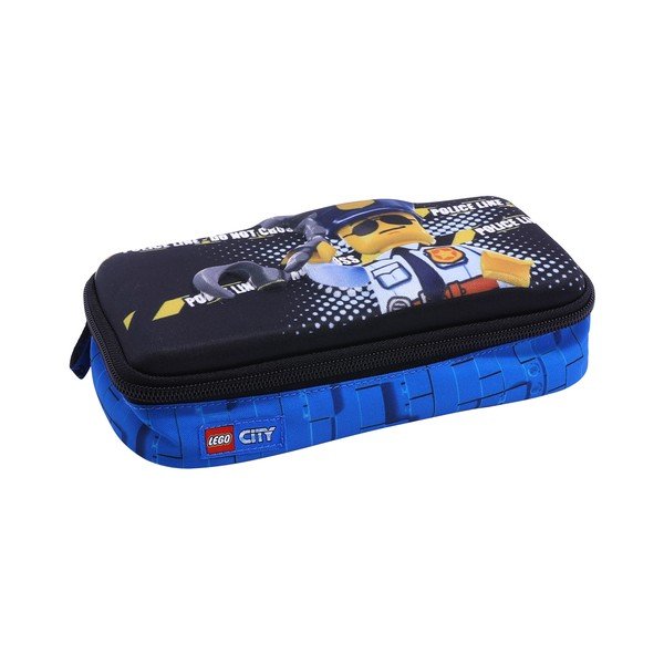 Niebieski kwadratowy piórnik LEGO® City Police 3D-image-2