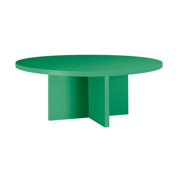 Zielony okrągły stolik ø 80 cm Pausa – Really Nice Things