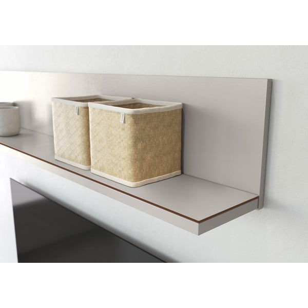 Szarobeżowa półka w dekorze orzecha California – Germania-image-1