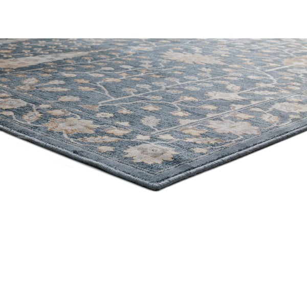 Niebieski dywan z wiskozy Universal Vintage Flowers, 160x230 cm-image-2