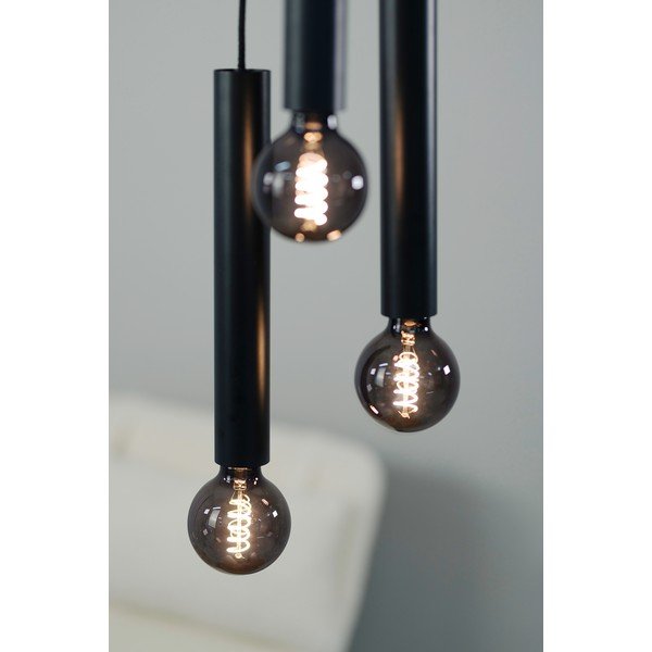 Czarna lampa wisząca z metalowym kloszem 25x25 cm Sencillo – Markslöjd-image-2