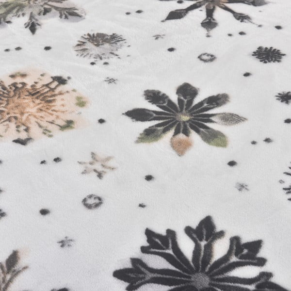 Pościel jednoosobowa z mikropluszu 140x200 cm Nord Flake – My House-image-1