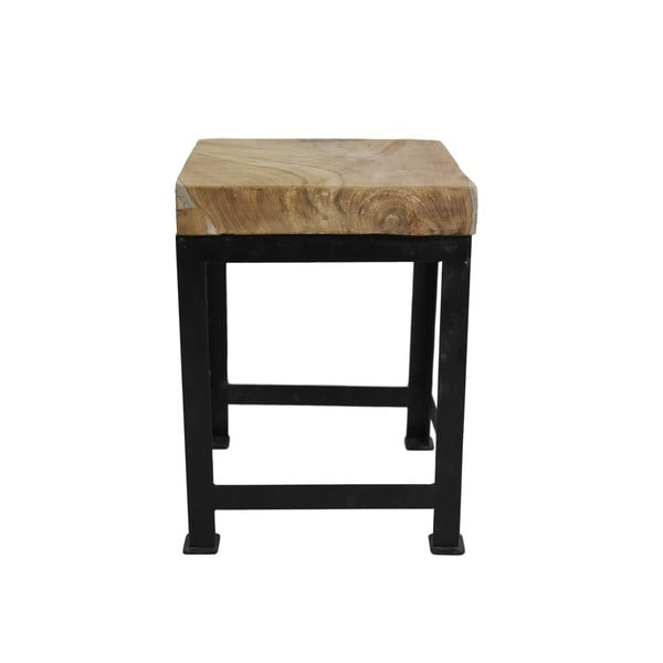 Stolik z drewna tekowego HSM Collection Onedre, 30x30 cm