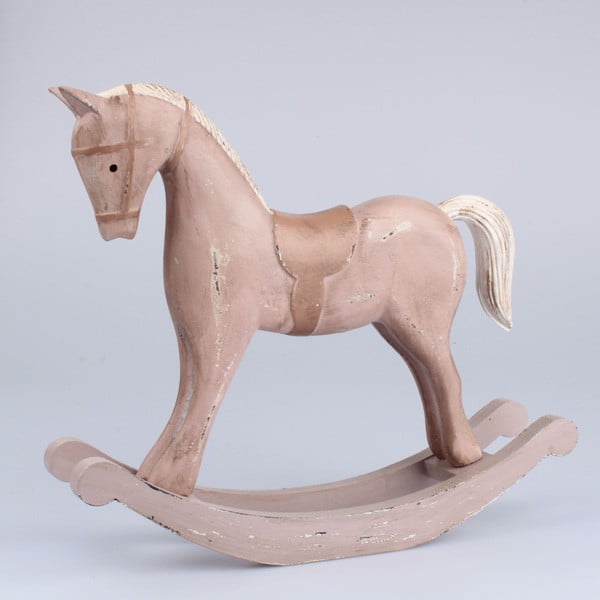 Dekoracja drewniany koń I