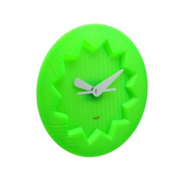 Zielony zegar Kartell Crystal Palace