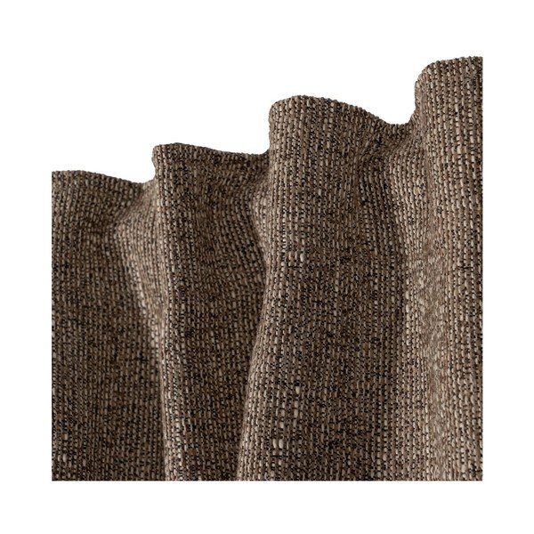 Brązowa zasłona 140x260 cm – Ixia-image-2