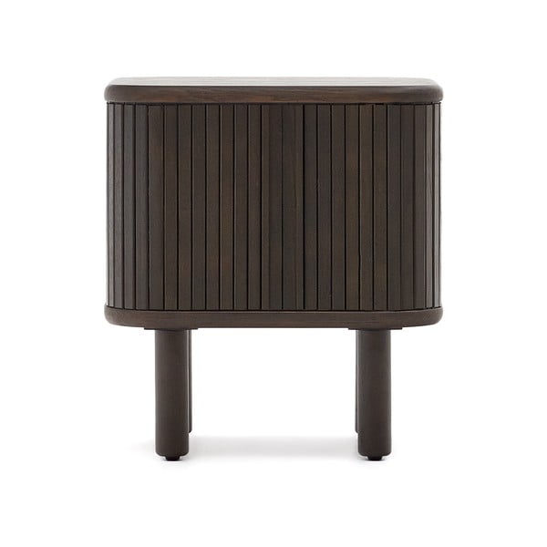 Ciemnobrązowa szafka nocna Mailen – Kave Home-image-3