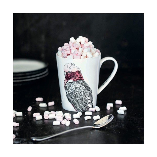 Biały porcelanowy kubek Maxwell & Williams Marini Ferlazzo Galah, 450 ml-image-1