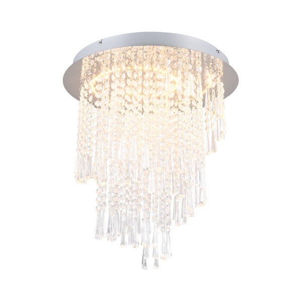 Lampa sufitowa LED w kolorze srebra ø 45 cm Pomp – Trio-image-1