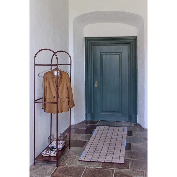 Bordowy metalowy stojak na ubrania 92x186x39 cm Arch – Mette Ditmer Denmark-image-1