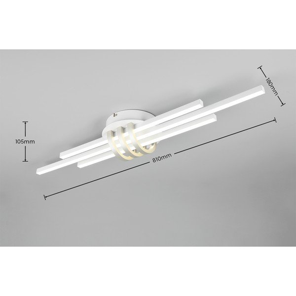 Biała lampa sufitowa LED 18x81 cm Cinto – Reality-image-4
