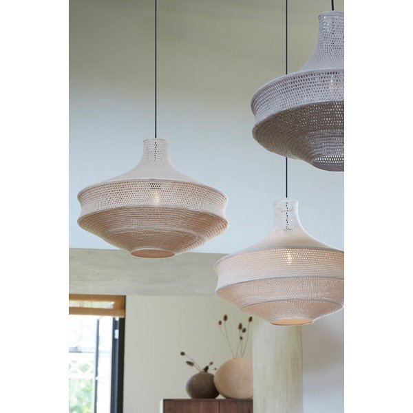 Kremowy abażur ø 50 cm Viggo – Light & Living-image-1