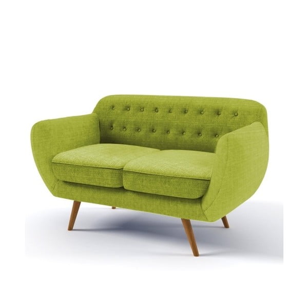 Zielona sofa dwuosobowa Wintech Indigo