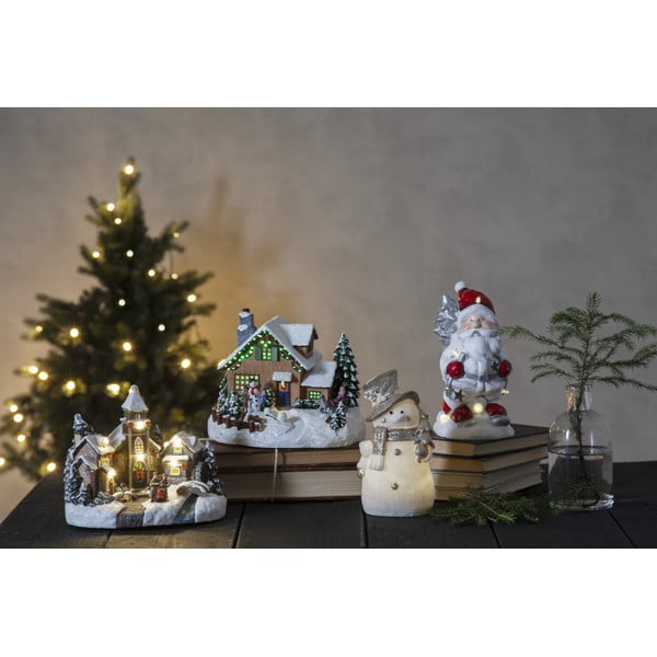 Dekoracja świetlna w biało-srebrnym kolorze ze świątecznym motywem Buddy – Star Trading-image-3