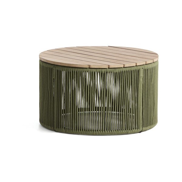 Okrągły stolik ogrodowy z blatem z drewna akacjowego ø 60 cm Dandara – Kave Home
