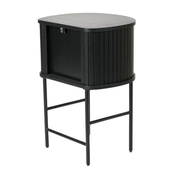 Czarna szafka nocna Nola – Unique Furniture-image-4