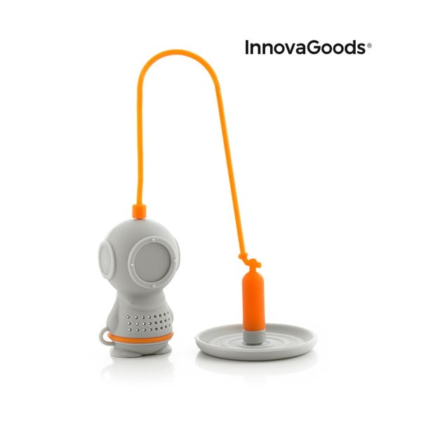 Silikonowe sitko do parzenia herbaty w kształcie płetwonurka InnovaGoods