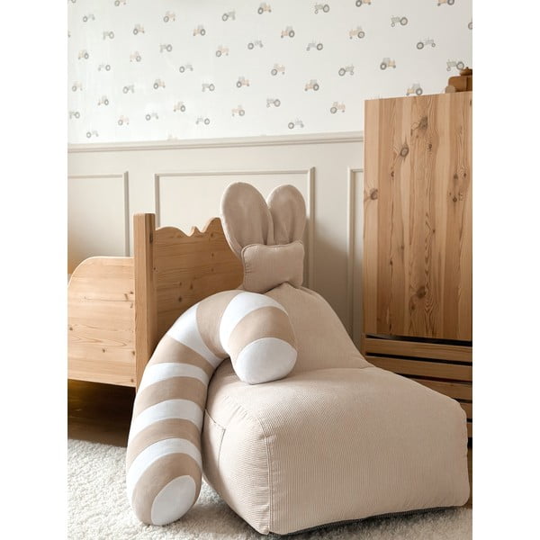Beżowy dziecięcy worek do siedzenia Funny Bunny – The Brooklyn Kids-image-1