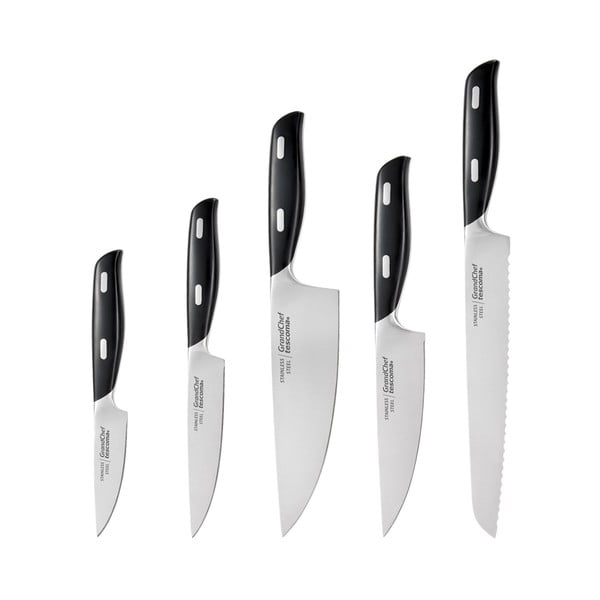 Zestaw noży ze stojakiem 5 szt. GrandChef – Tescoma-image-3
