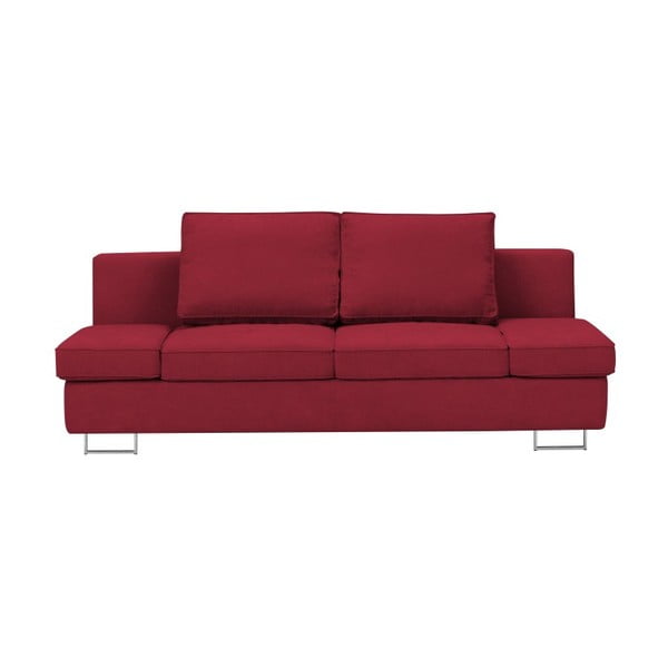 Czerwony 2-osobowa sofa rozkładana Windsor & Co Sofas Iota