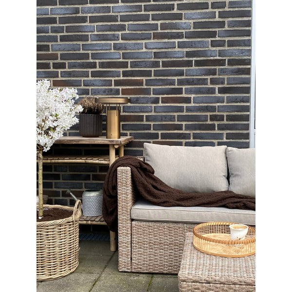 Lampa stołowa LED ze ściemniaczem w kolorze brązu z metalowym kloszem (wysokość 28 cm) BringMe – Hübsch-image-4