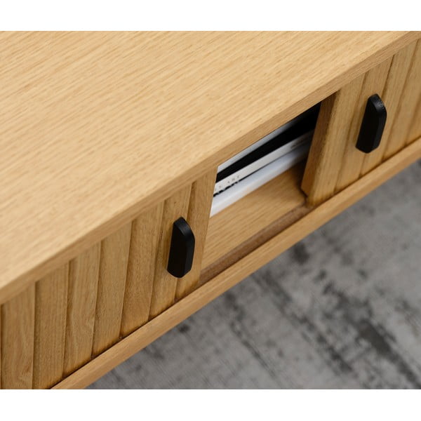 Stolik w dekorze dębu 60x120 cm Nola – Unique Furniture-image-3