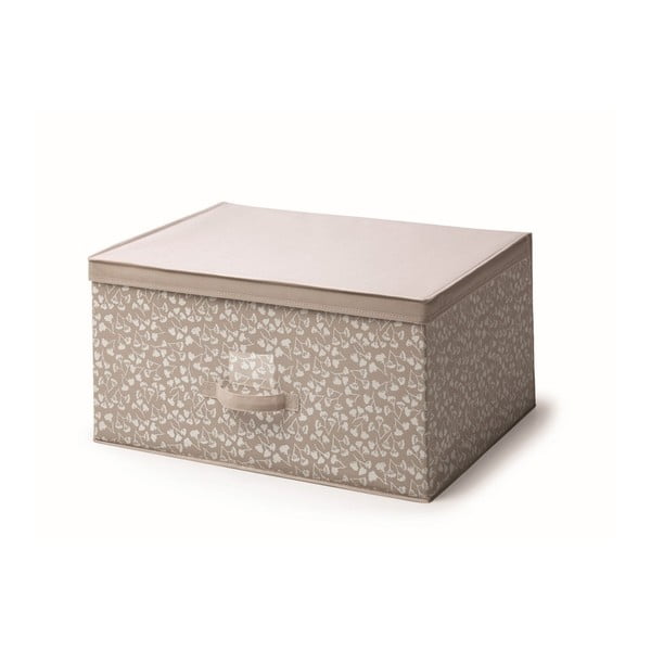 Brązowe pudełko z pokrywką Cosatto Bocquet, szerokość 60 cm
