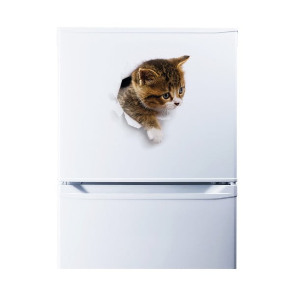 Naklejka ścienna Ambiance Hiding Cat-image-2
