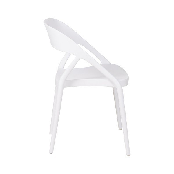 Białe plastikowe krzesła zestaw 2 szt. – Ixia-image-4