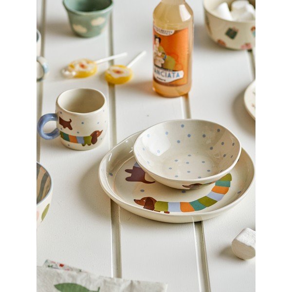 Kamionkowy zestaw naczyń dla dzieci 3 szt. Charlie – Bloomingville Mini-image-1