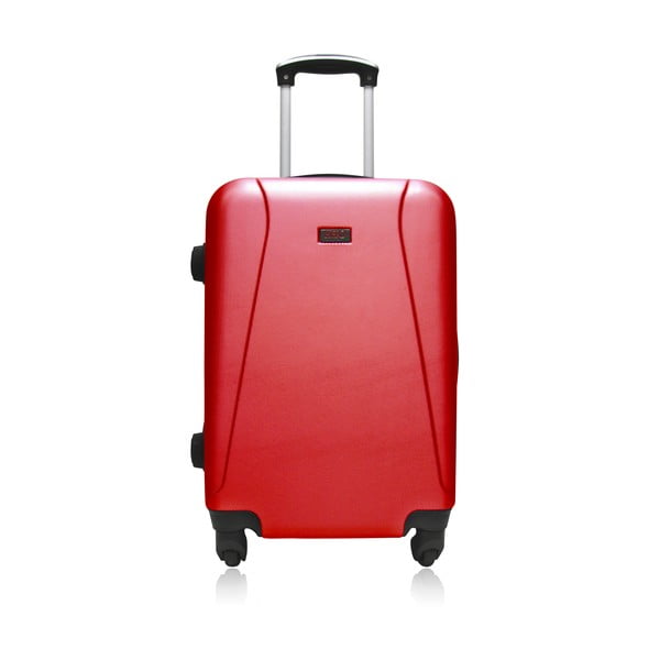 Czerwona walizka na kółkach Hero Lanzarote, 61 l