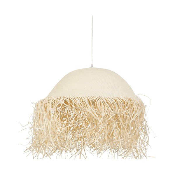 Kremowa lampa wisząca ø 50 cm Palmeraie – Côté Table-image-3