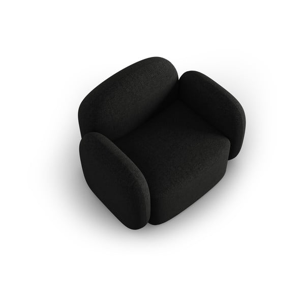 Czarny fotel Blair – Micadoni Home-image-3