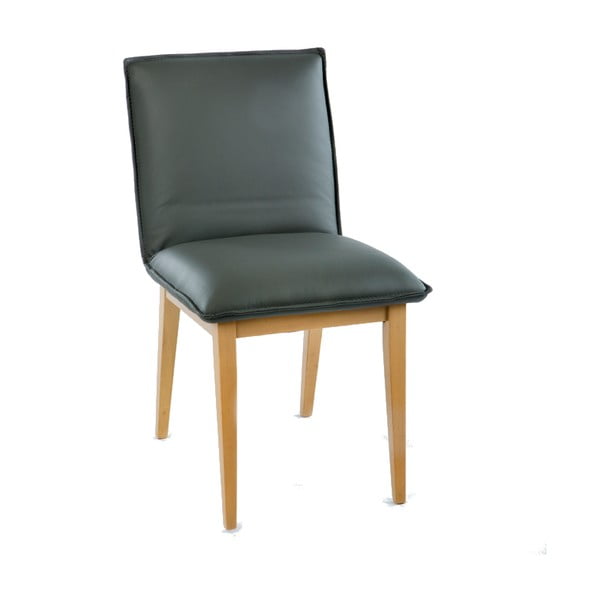 Krzesło s koženým sedákem Thai Natura Elsanne