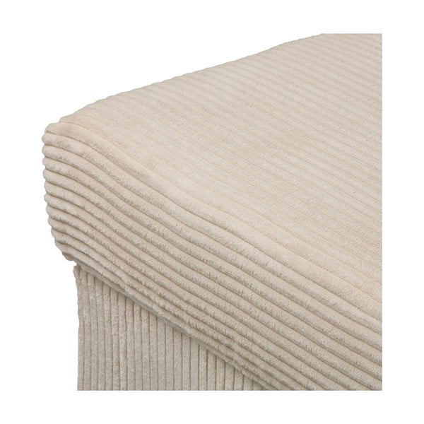 Kremowy sztruksowy puf Ariella – Ropez-image-4