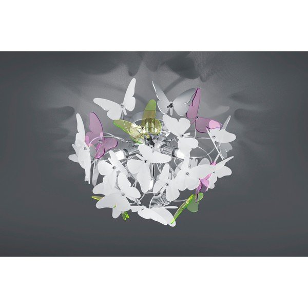 Lampa dziecięca z plastikowym kloszem ø 45 cm Butterfly – Reality-image-1