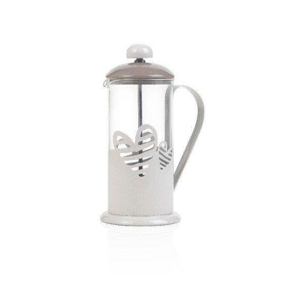 Biały french Press Brandani Batticuore, 350 ml-image-1