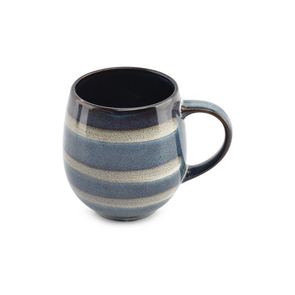 Niebieski kamionkowy kubek 430 ml Muggies – Salt&Pepper-image-2