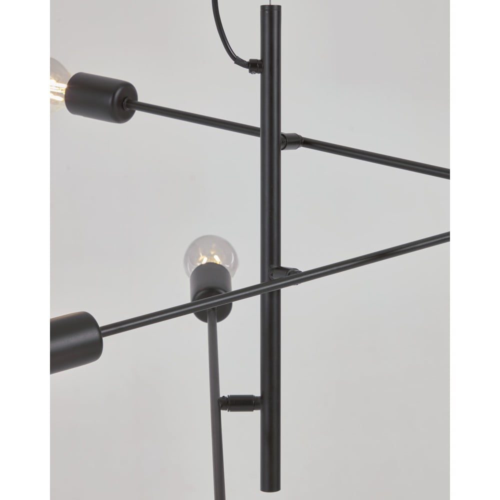 Czarna lampa wisząca ø 55 cm Spica – Kave Home (zdjęcie 6)