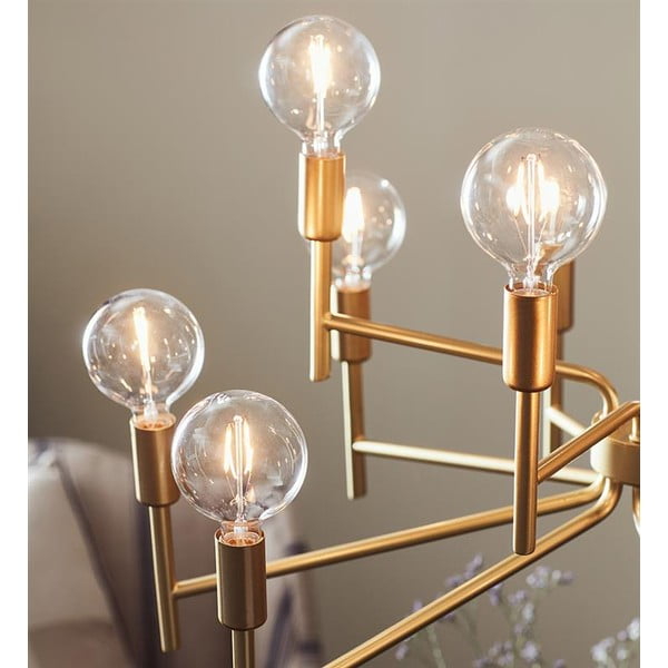 Lampa wisząca w kolorze złota z 12 kloszami Markslöjd Regent-image-2