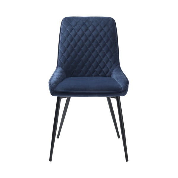 Niebieskie aksamitne krzesło Milton – Unique Furniture