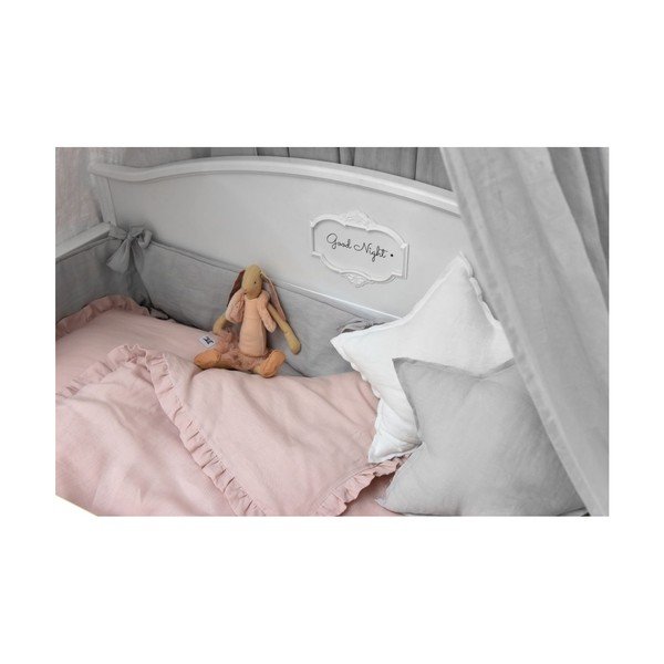 Szara lniana poduszka dziecięca w kształcie gwiazdki BELLAMY Stone Gray-image-3