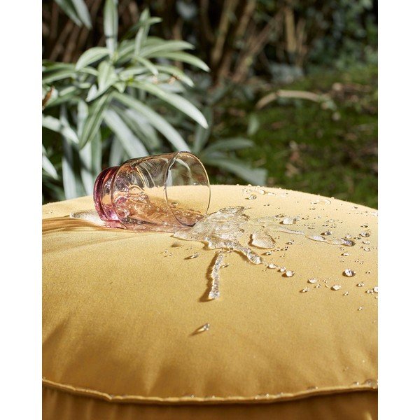 Musztardowy puf Nedra – Kave Home-image-3