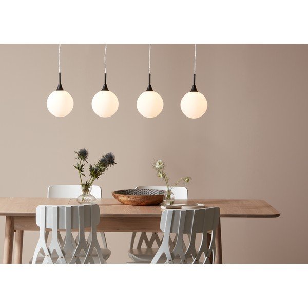 Czarna lampa wisząca Markslöjd Quattro XL Pendant Black 4L-image-1