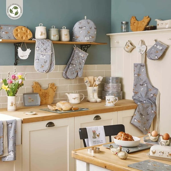 Bawełniane ścierki zestaw 2 szt. 45x65 cm Hen House – Cooksmart ®-image-1